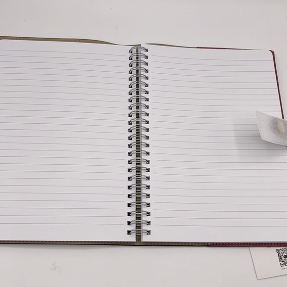 Coach Striped Heart Leather Notebook - Picture 7 of 10